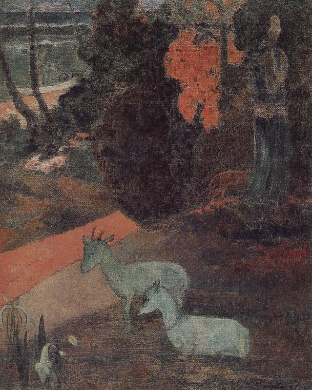 Paul Gauguin There are two sheep oil painting image